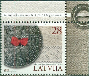 Латвия, 2008, Декоративное Искусство,  1 марка